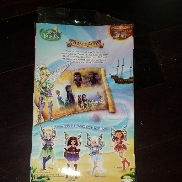 Disney Fairies Tinker Bell Doll with Green and Blue Outfit - Picture 2 of 4